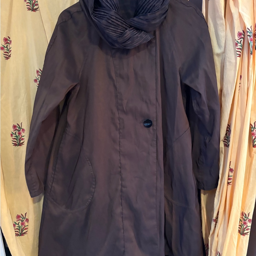 Mycra Pac Chocolate Brown Trench Coat
